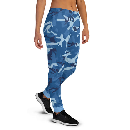 Blue Camo Women's Joggers