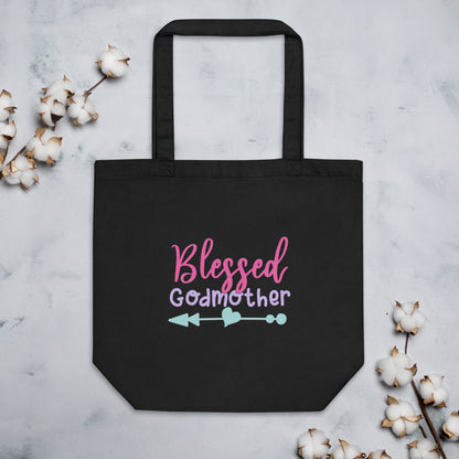 Blessed Godmother Printed Eco Tote Bag