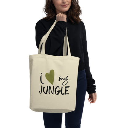 I Love My Jungle Printed Eco Tote Bag