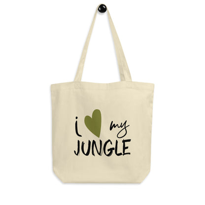 I Love My Jungle Printed Eco Tote Bag