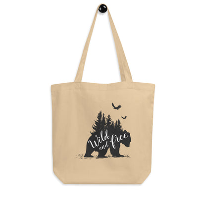 Wild And Free Printed Eco Tote Bag