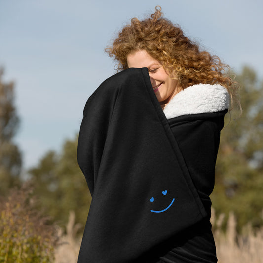Smile Premium Sherpa Blanket