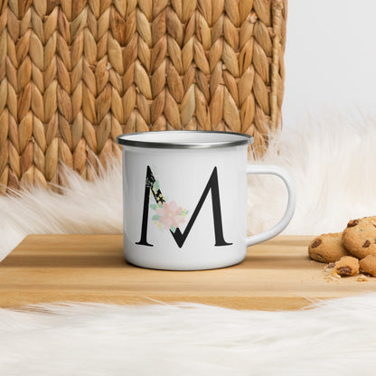 Monogram Enamel Mug Mother's Day Gift
