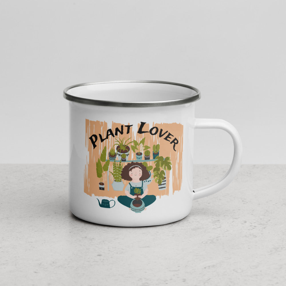 Plant Lover Enamel Mug