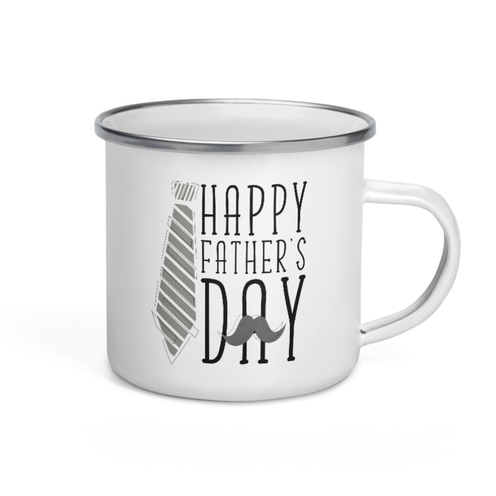 Happy Father's Day Enamel Mug