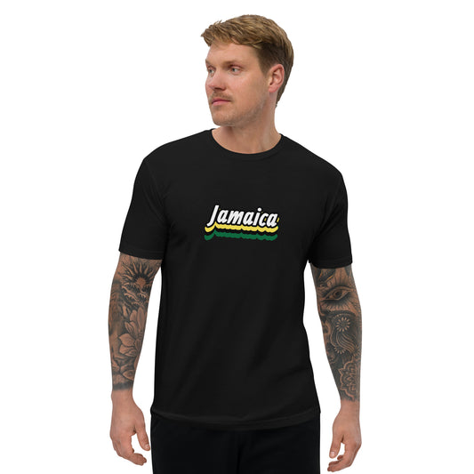 Men's Jamaica Graphic Form-fitting T-shirt