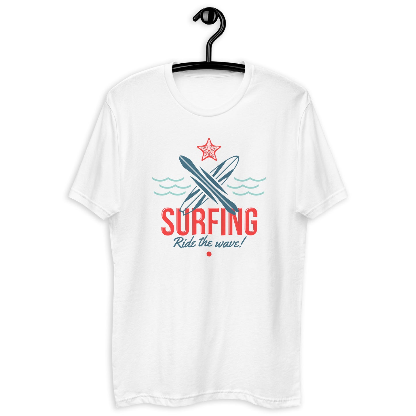 Surfing Ride The Wave Short Sleeve T-shirt