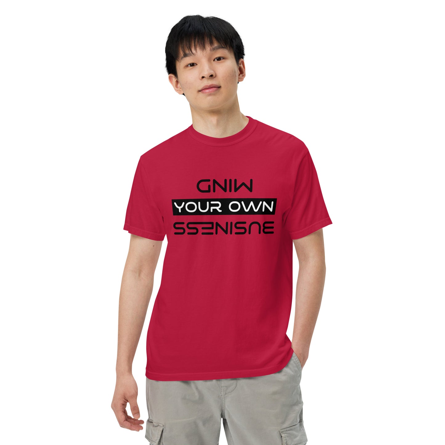 Comfort Colors Mind Your Own Business Men’s Heavyweight T-Shirt