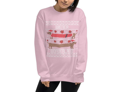 Funny Wiener Wonderland Ugly Christmas Sweatshirt - Unisex