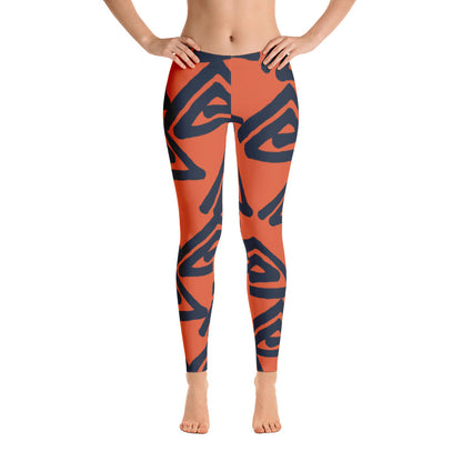 Geometric Tribal Print Leggings