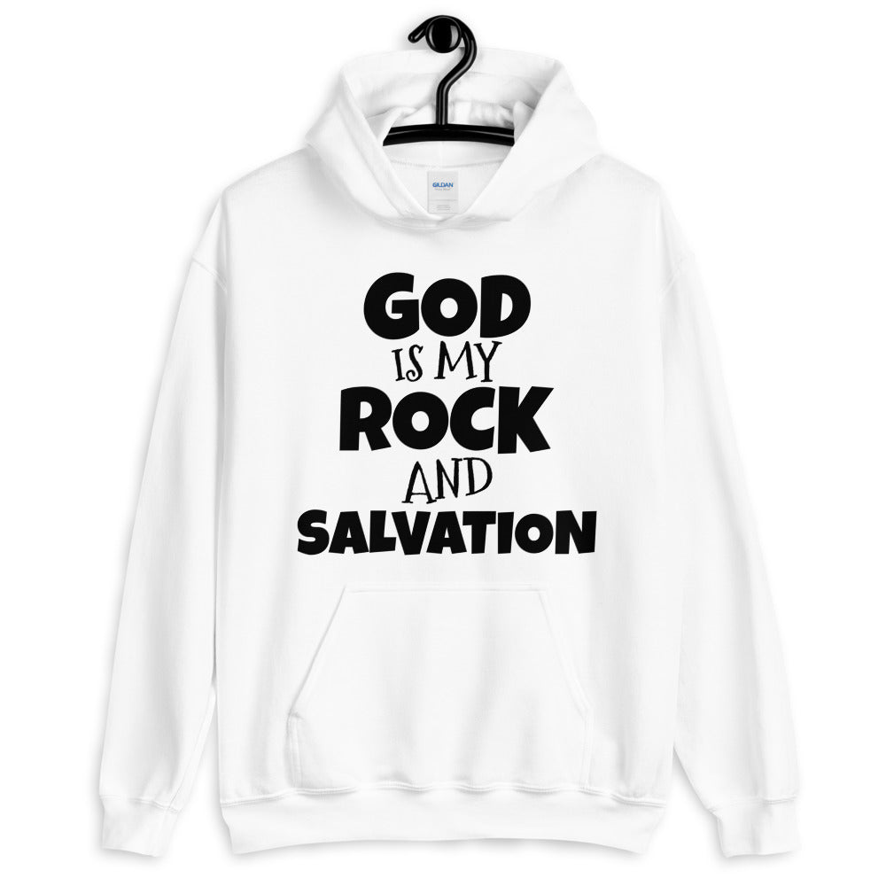 God Is My Rock And Salvation Hooded Sweatshirt - Unisex - Bloom Seventy Seven