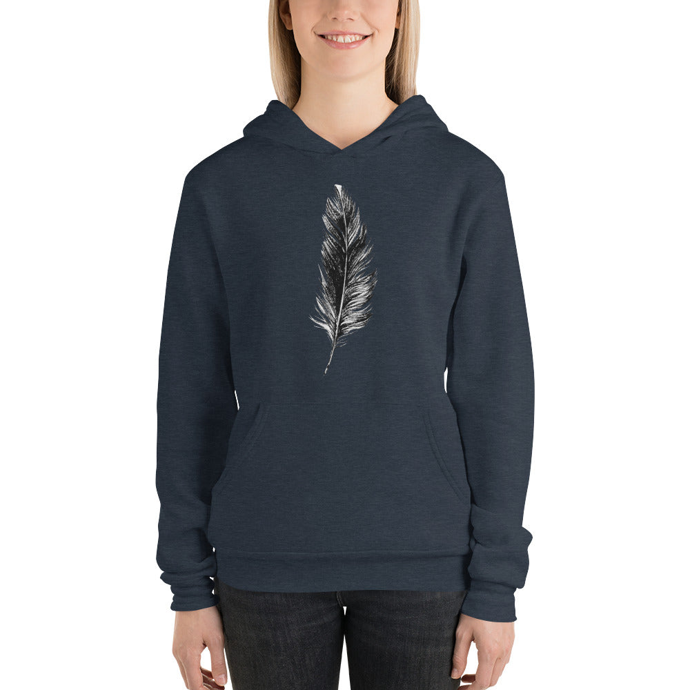 Falling Feather Graphic Hoodie
