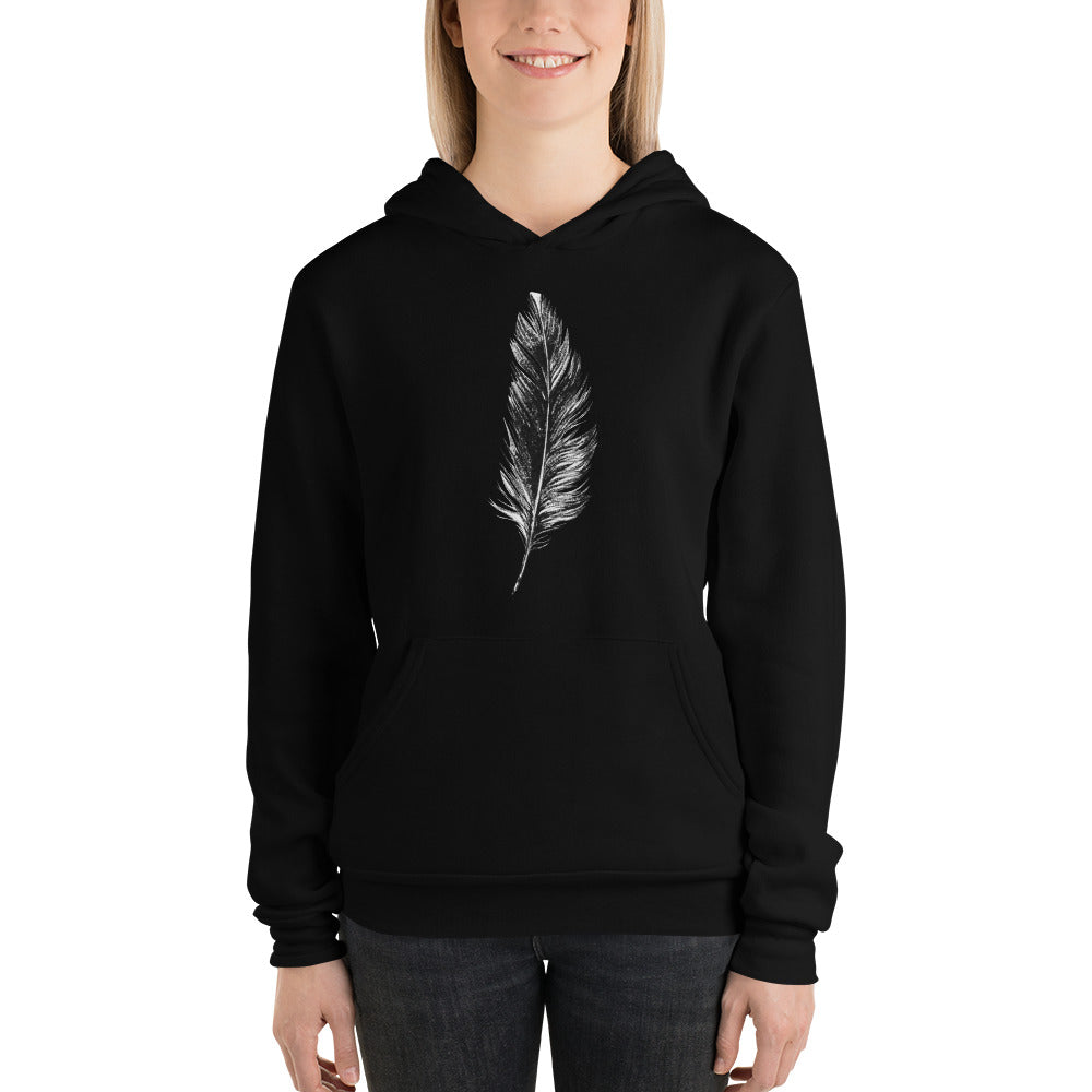 Falling Feather Graphic Hoodie