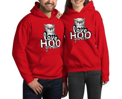 Couple Hooded Sweatshirts, Love HOO You Are