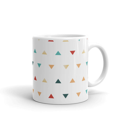 Triangles Glossy Mug