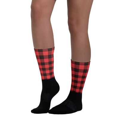 Lumberjack Black Foot Socks