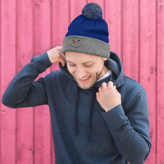 Snowman Pom-Pom Beanie