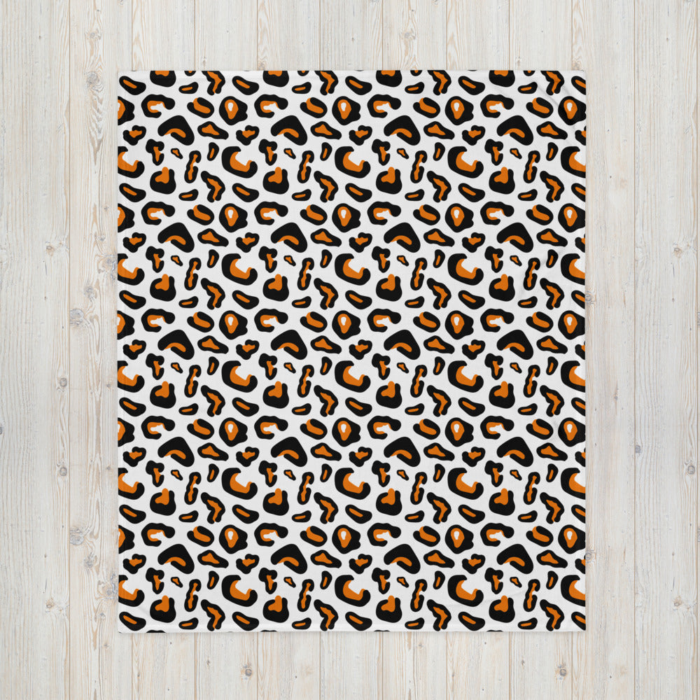 Animal Print Throw Blanket 50″ × 60″