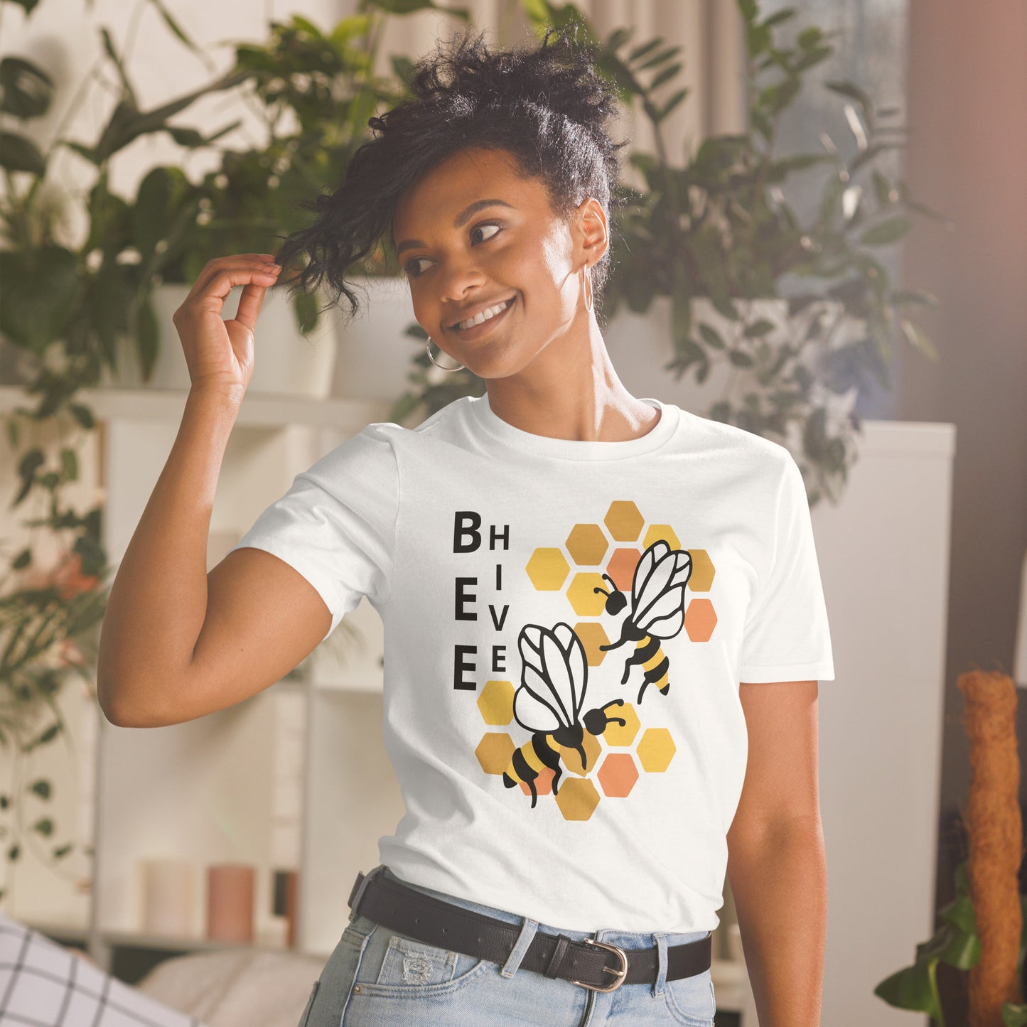 Beehive Short-Sleeve Unisex Shirt