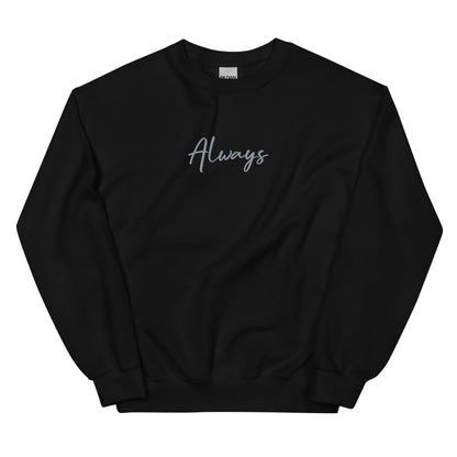 Always, Forever Couple Sweatshirts - Embroidered