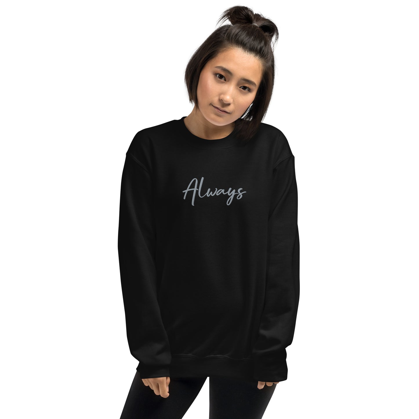 Always, Forever Couple Sweatshirts - Embroidered