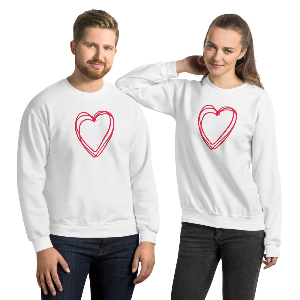 Hearts Hearts Unisex Sweatshirt