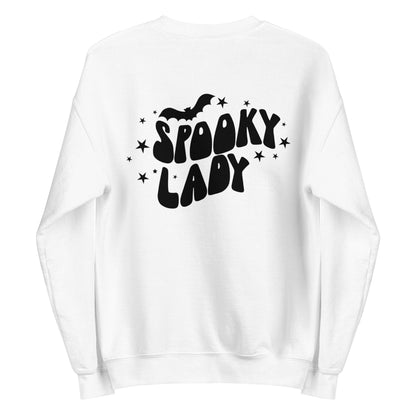 Spooky Lady Halloween Sweatshirt