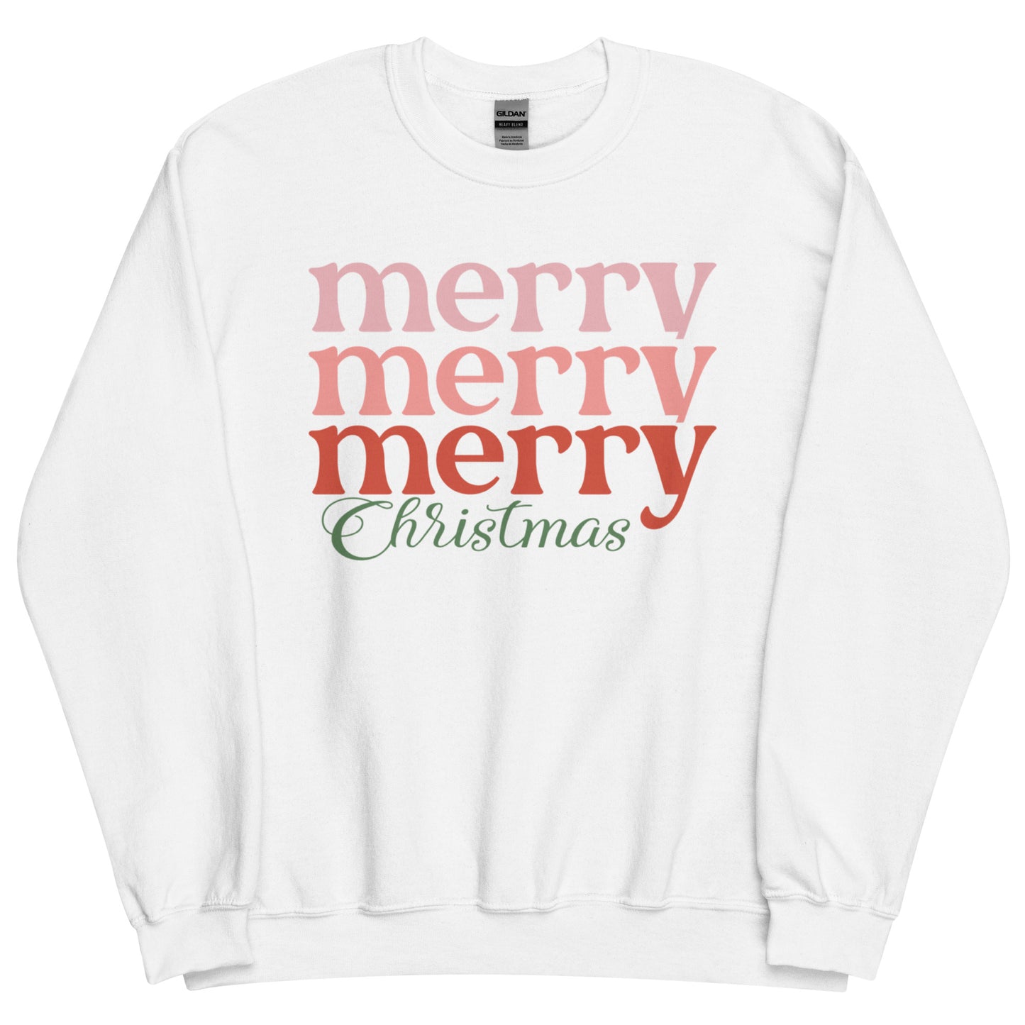 Merry Merry Merry Christmas Unisex Sweatshirt