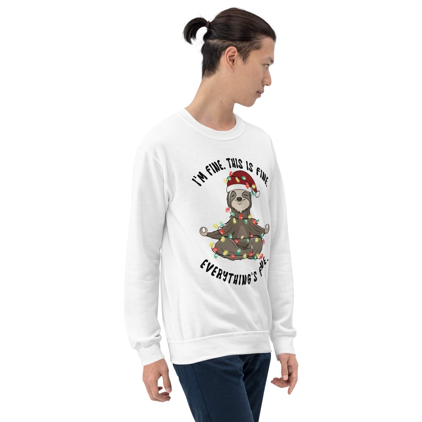 Funny Sloth Christmas Unisex Sweatshirt