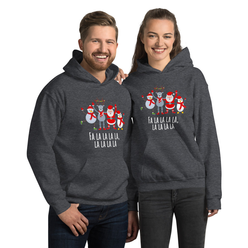 Santa and Friends Christmas Unisex Hoodie