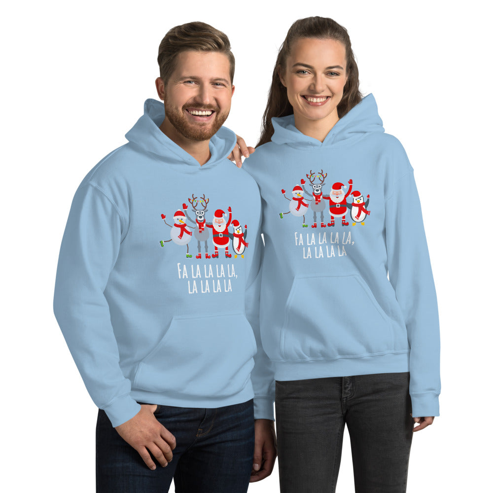 Santa and Friends Christmas Unisex Hoodie