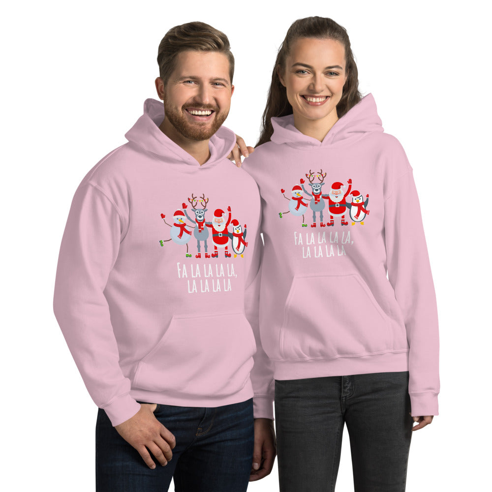 Santa and Friends Christmas Unisex Hoodie