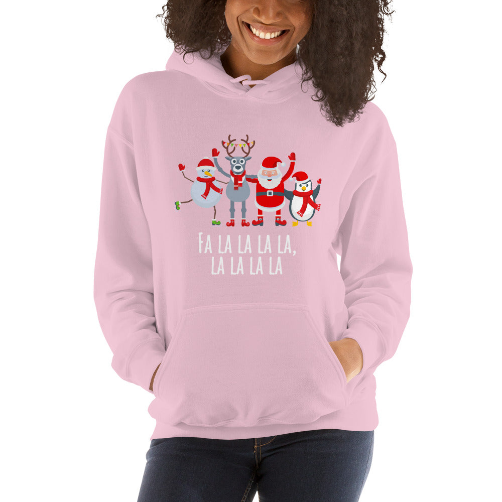 Santa and Friends Christmas Unisex Hoodie