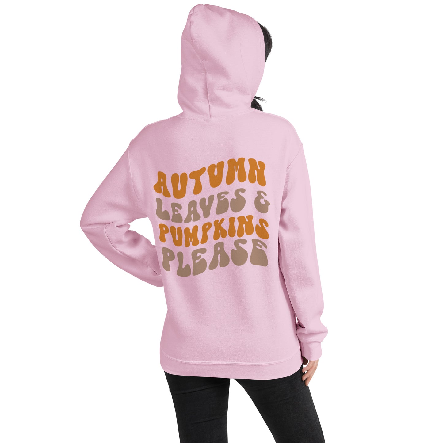 Autumn Leaves & Pumpkins Please Hoodie