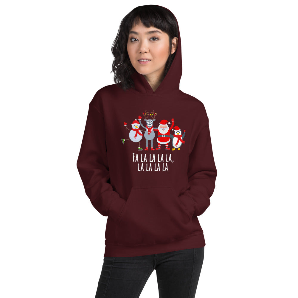 Santa and Friends Christmas Unisex Hoodie