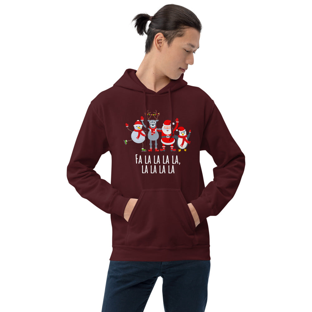 Santa and Friends Christmas Unisex Hoodie