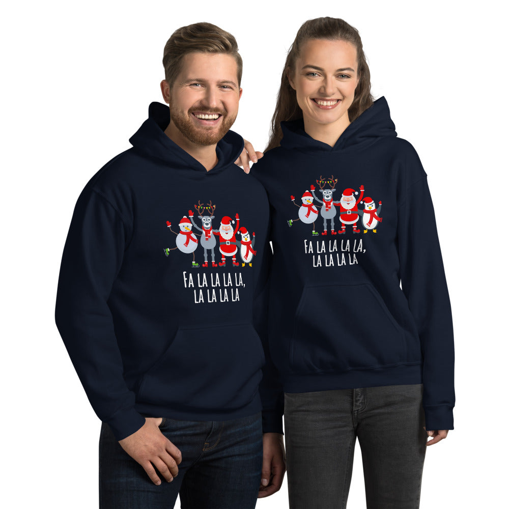 Santa and Friends Christmas Unisex Hoodie