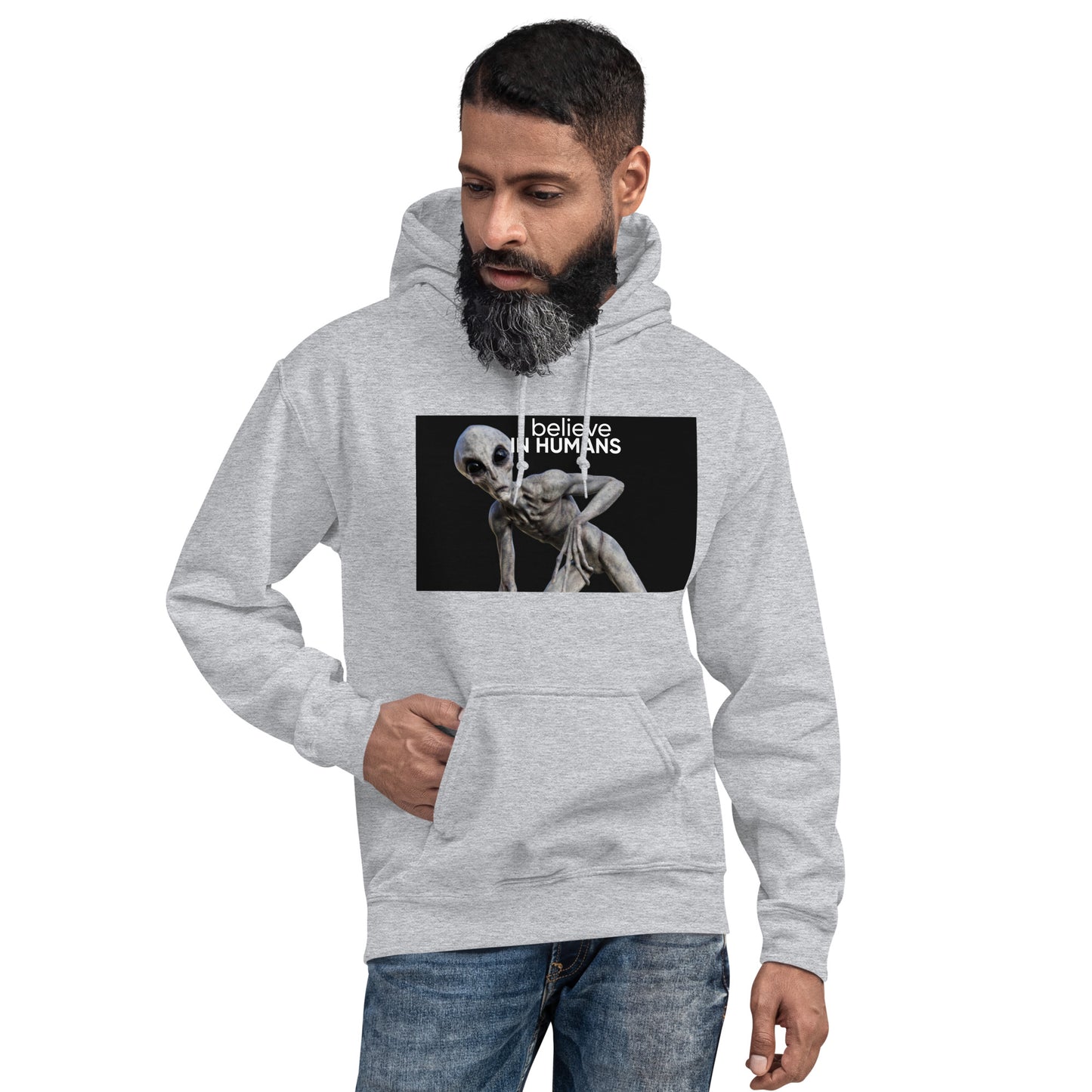 I Believe In Humans Hooded Sweatshirt