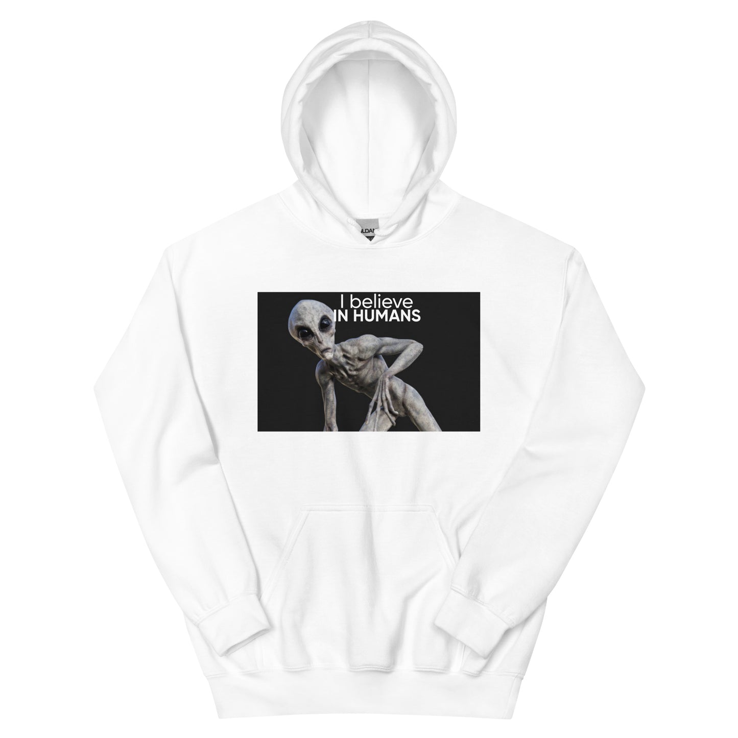 I Believe In Humans Hooded Sweatshirt