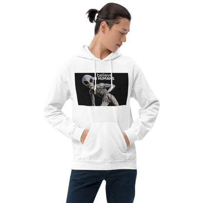 I Believe In Humans Hooded Sweatshirt