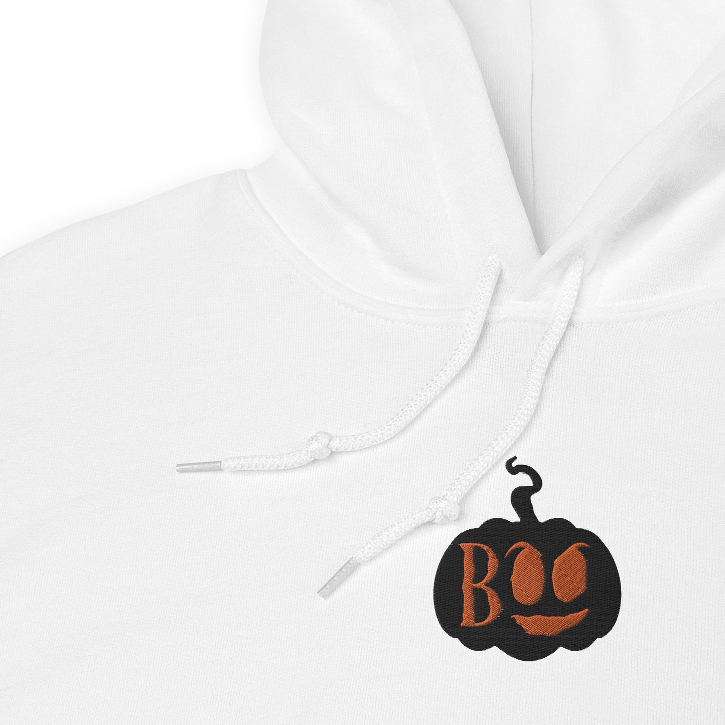 Boo Jack-O'-Lantern Embroidered Hoodie