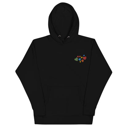 Colorful Hearts Women's Hoodie