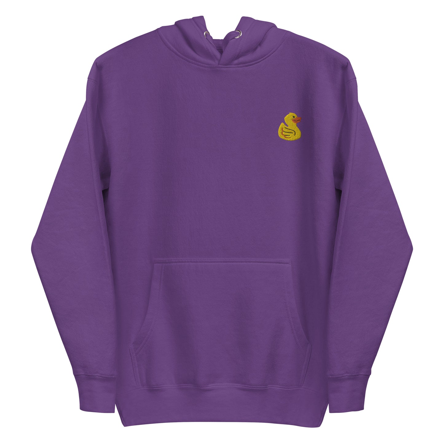 Yellow Duck Embroidered Women's Hoodie