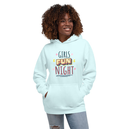Girls Fun Night Graphic Hoodie