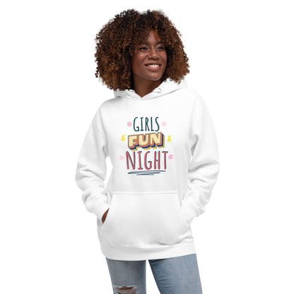 Girls Fun Night Graphic Hoodie