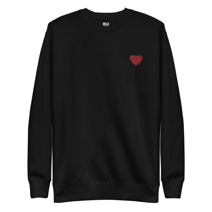 Sweetheart Embroidered Unisex Premium Sweatshirt