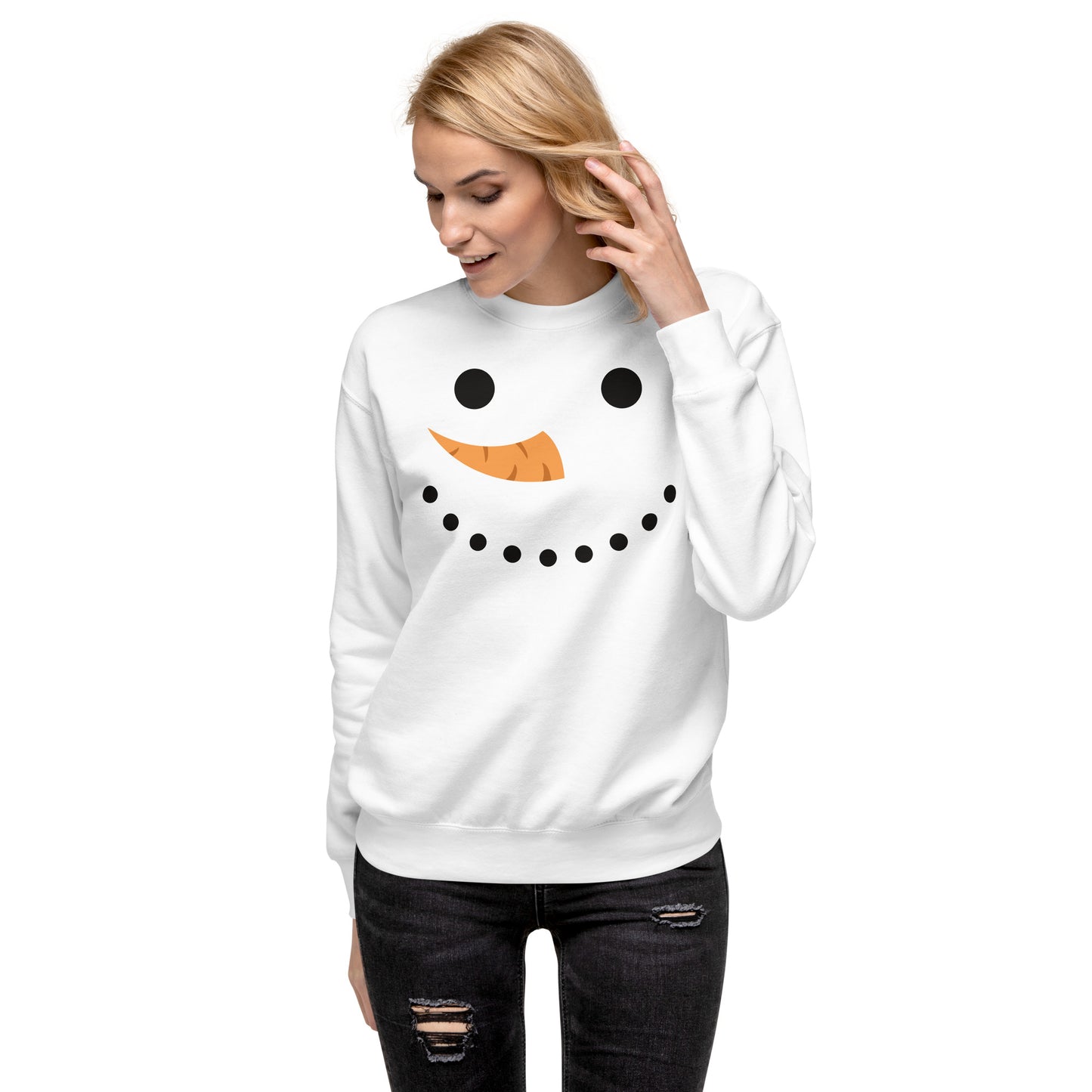 Snowman Unisex Premium Sweatshirt