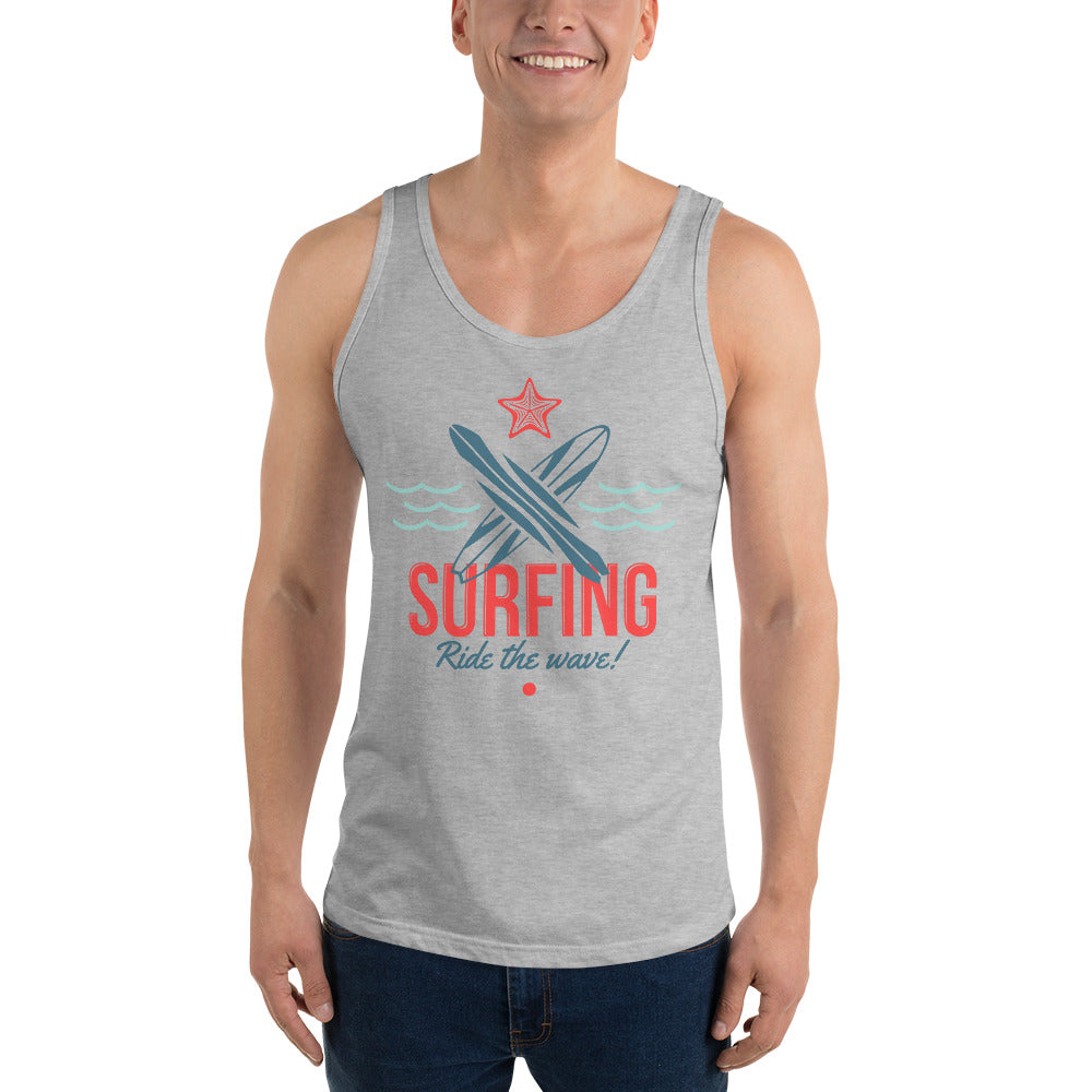 SURFING Unisex Tank Top - Bloom Seventy Seven