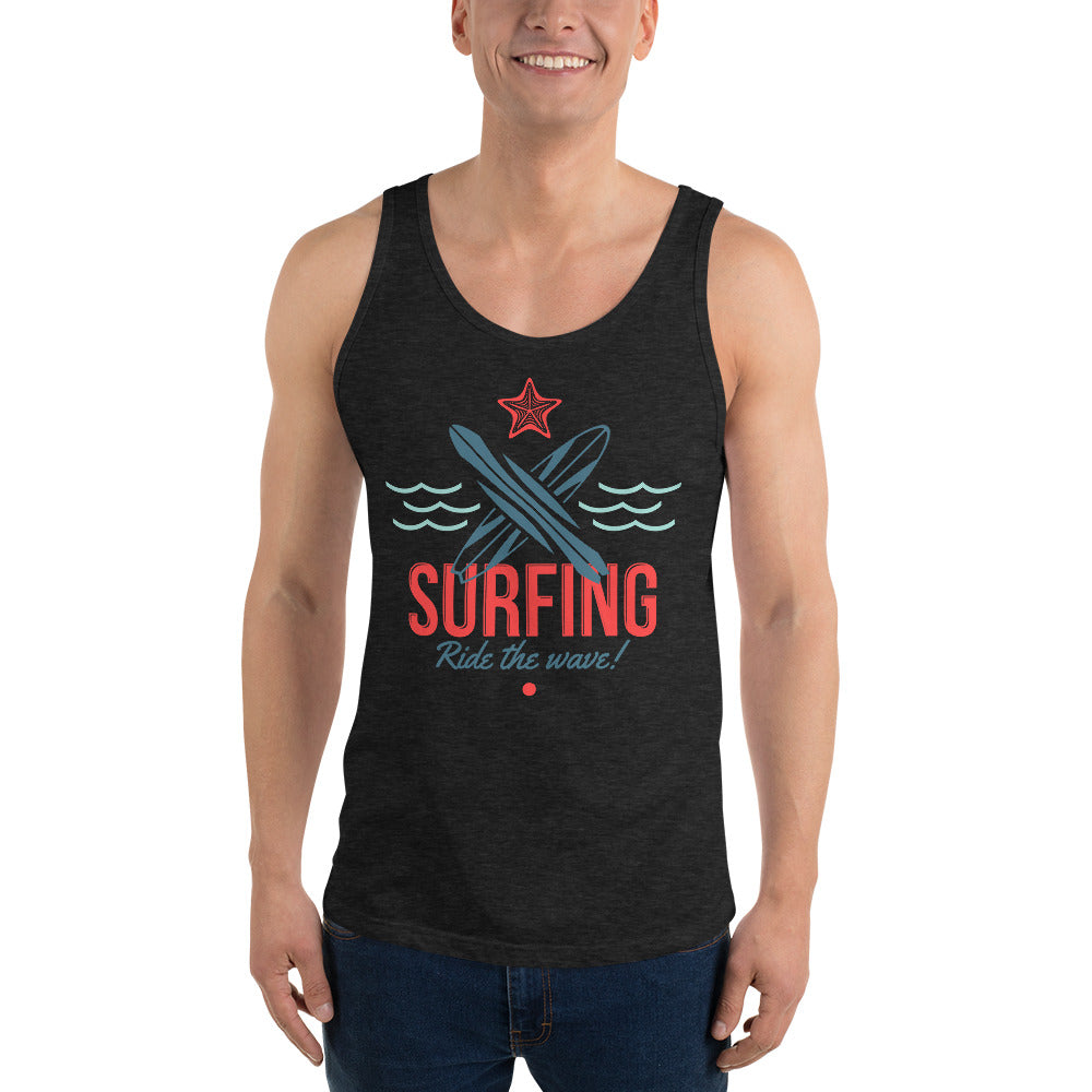 SURFING Unisex Tank Top - Bloom Seventy Seven