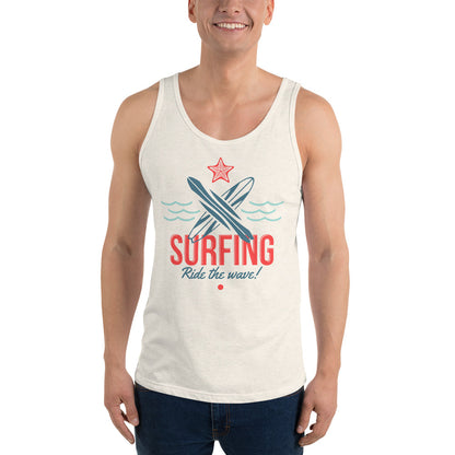 SURFING Unisex Tank Top - Bloom Seventy Seven